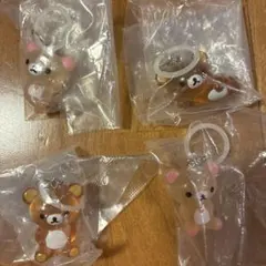 リラックマ クリア　めじるしアクセサリー セミコンプリートセット