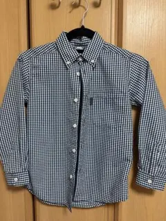 mont-bell チェック柄長袖シャツ 130