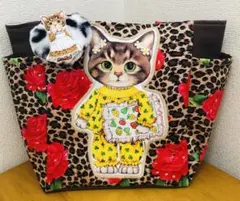 コヤンイサムチョン　リトルサンダー　サイドポケット付きトートバッグ