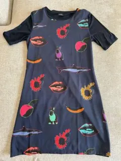 PS Paul Smith 半袖ワンピース 総柄 ネイビーのサムネイル