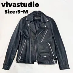 XL VIVASTUDIO ライダース ラム レザージャケット ビバスタジオ VIVASTUDIOのライダースジャケットを使った人気ファッション