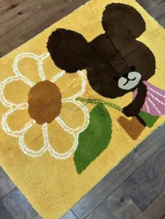 Disney プーさん 花柄マット 約960x900mm Disney プーさん 花柄マット 約960x900mm - メルカリ