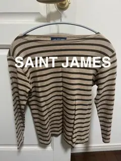 美品SAINT JAMES ストライプ 長袖 Tシャツ