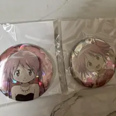 鹿目 まどか ホログラム 缶バッジ まどマギ ドレス 水着 まどかマギカ