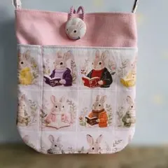 ウサギサコッシュAさくら色