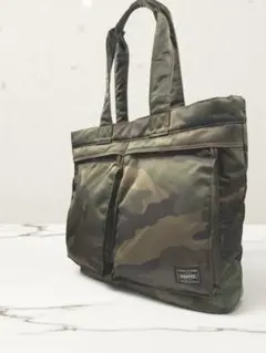 【限定/極美品】ポーター タンカー 30周年 トートバッグ 迷彩 カモフラ