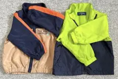 ジップアップジャケット　80㎝　2枚セット