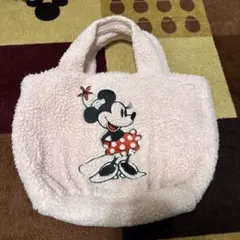 【即購入可】ディズニー ミニー ハンドバッグ モコモコ