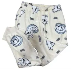 ②Lサイズ　新品　ヨッシースタンプ　ボア下のみ　　アイボリー　ドンキ　在庫ラスト