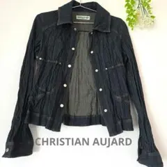 CHRISTIAN AUJARD シワ加工デニムジャケット9Tのサムネイル