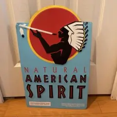 Natural American Spirit ブリキ看板 ビンテージ - メルカリ