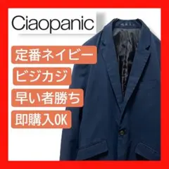 定番 チャオパニック テーラードジャケット メンズ ネイビー M ビジカジ