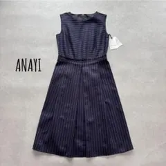極美品》アナイ 定価4万 リネン調オックスポケット付ワンピース 2022年