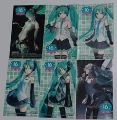 初音ミク 16th Birthday POP UP SHOP 購入特典 6枚