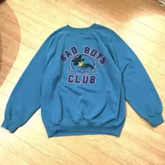 80's BADBOY'S CLUB プリントラグランスウェットのサムネイル