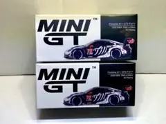 MINIGT 1/64 ポルシェ 911 GT3 #77 IMSA ２台のサムネイル