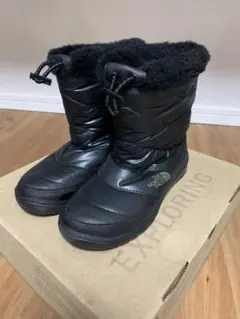ノースフェイス ヌプシスノーブーツ　22cm  女性またはキッズ（女の子）
