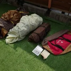 Logos Tepee300型キャンプテント ダウン寝袋 セット - メルカリ