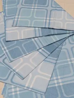 A1227 プリント柄 100cm×50cm　コットン100%　5枚組