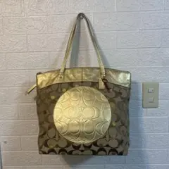 I*C様 COACH シグネチャーキャンバス 大容量トートバッグ A4