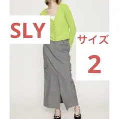 SLY FRONT SLIT カーゴスカート スライ ペンシルスカートのサムネイル
