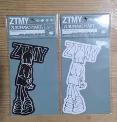 ニラちゃん 白 黒 全2種類 ステッカー ずとまよ ZUTOMAYO MART - メルカリ