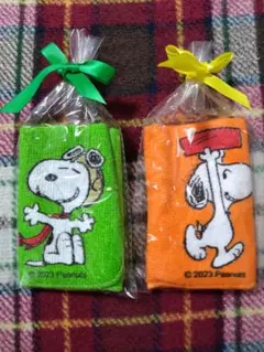 スヌーピーギフトラッピングミニタオル