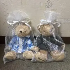 HONDA つなぎ レーススーツ クマ ぬいぐるみ 2体セット テディベア