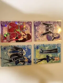 アイカツカード 4枚セット 霧矢あおい　紫吹蘭