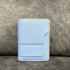 テ20/MARNI/マルニ/二つ折り財布/水色コンパクトウォレットのサムネイル