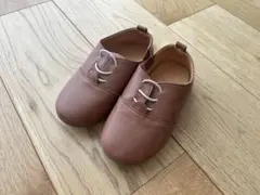 ブラウン レースアップ フォーマルシューズ