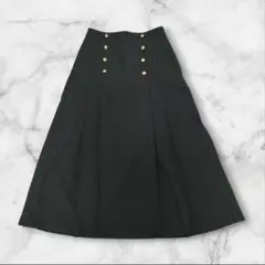allureville アルアバイル ポリエステルツイルマリンスカート プリーツ