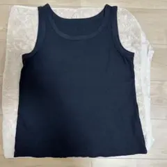 【美品】ユニクロ ソフトリブタンクトップ XL