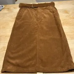 ユナイテッドアローズ ミディアム丈 スカート レディース ブラウンカラー