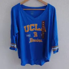 Champion UCLA Bruins ６分袖Tシャツ XL 青