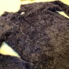 専用LEPSIM ダークブラウンファー風 長袖セーター