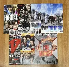 HiGH&LOW THE MOVIE シリーズ全種　フライヤー・映画チラシ