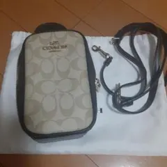 COACH ショルダーバッグ ベージュ/ブラウン