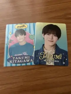 北川拓実　プロフィールカード2枚セット