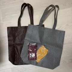 和風　トートバッグ 2点 ＆ 足袋ソックス 2点 セット