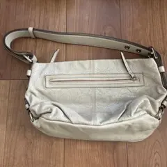 COACH コーチ 2WAY ショルダーバッグ ホワイト パンチング 16908