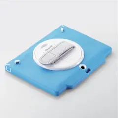 IdeaPad D330対応シリコンケース ハンドベルト付 スタンド付 ブルー