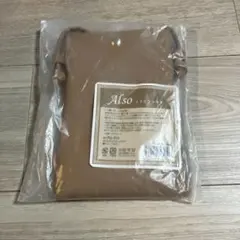 Also スマホショルダーバッグ FU-313 ライトブラウン