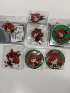 ウマ娘　ナイスネイチャ　缶バッジ　アクスタ