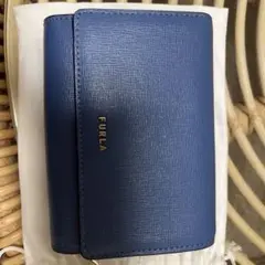 FURLA 三つ折り財布 ブルーのサムネイル