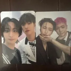 ateez outlaw 通常盤 封入 ユニット トレカ ソンファ ミンギ 3枚
