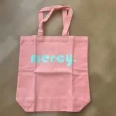 ⭐︎レア⭐︎mercy. ロゴ キャンバス トートバッグ ピンク倖田來未のサムネイル