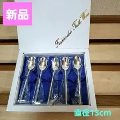 新品　ステンレスデザートスプーン5本セット