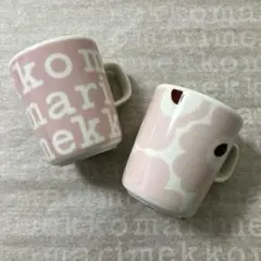 マリメッコ　ロゴ＆ウニッコ　マグカップ　セット　新品