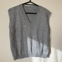 SHEIN グレー ニットベスト EU 40/42